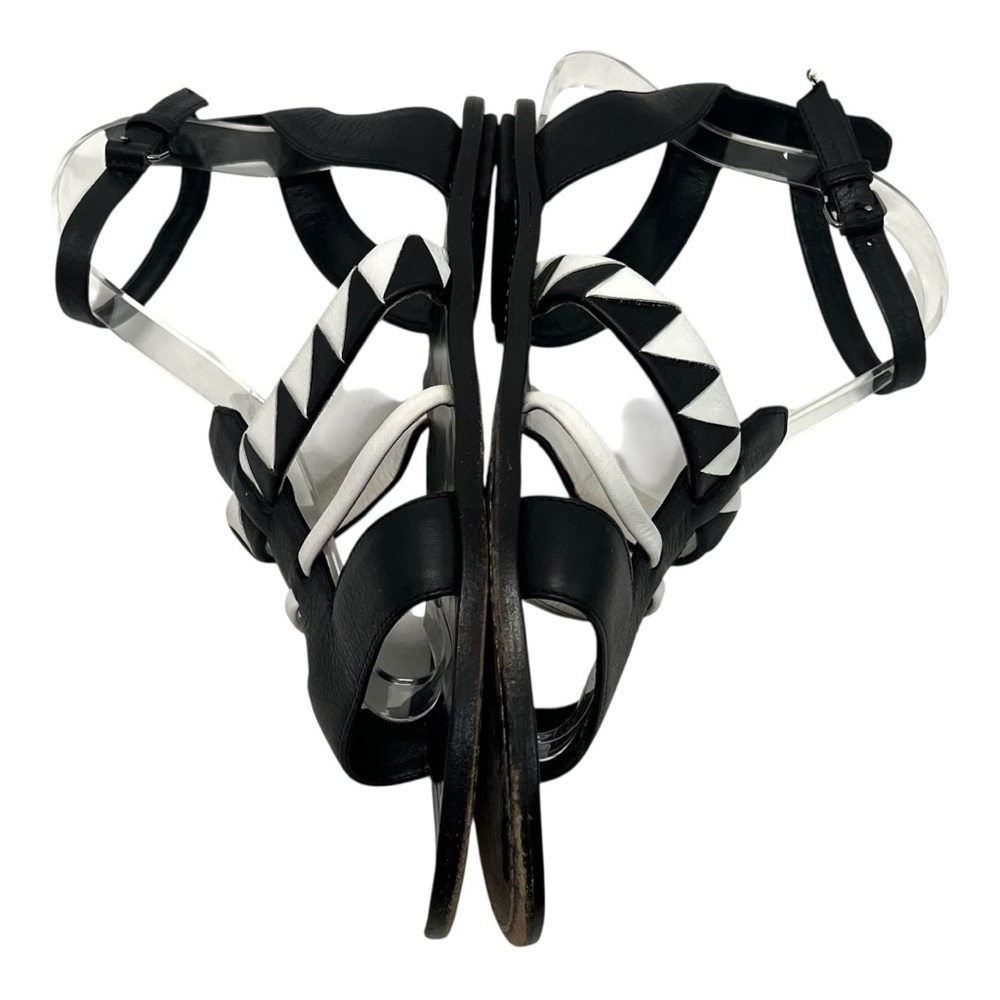 Proenza Schouler Leather Two Tone Gladiator Ankle Strap Sandals Women’s 38 - Picture 11 of 15